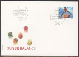 2004, FDC, Sondermarke Suisse Balance