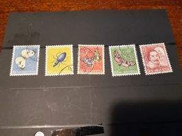 Rare collection de timbres suisses Pro Juventute, vintage!