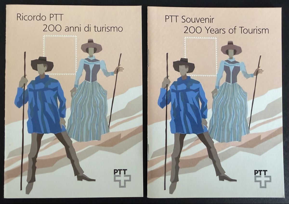Tutti i francobolli: PTT Souvenir 200 Jahre Tourismus Version I und E postfrisch – Nuovo (secondo la descrizione) da Hölstein venduto da luc_lx8k