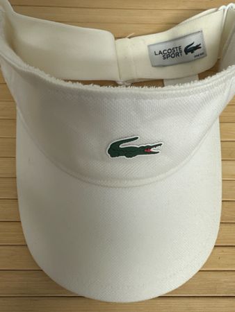 Lacoste Sport White Visor: Perfect Summer Accessory!