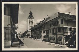 Huttwil, Dorfplatz und Kirche, Oberdorfs