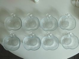 8 Glas-Dessert-Schalen