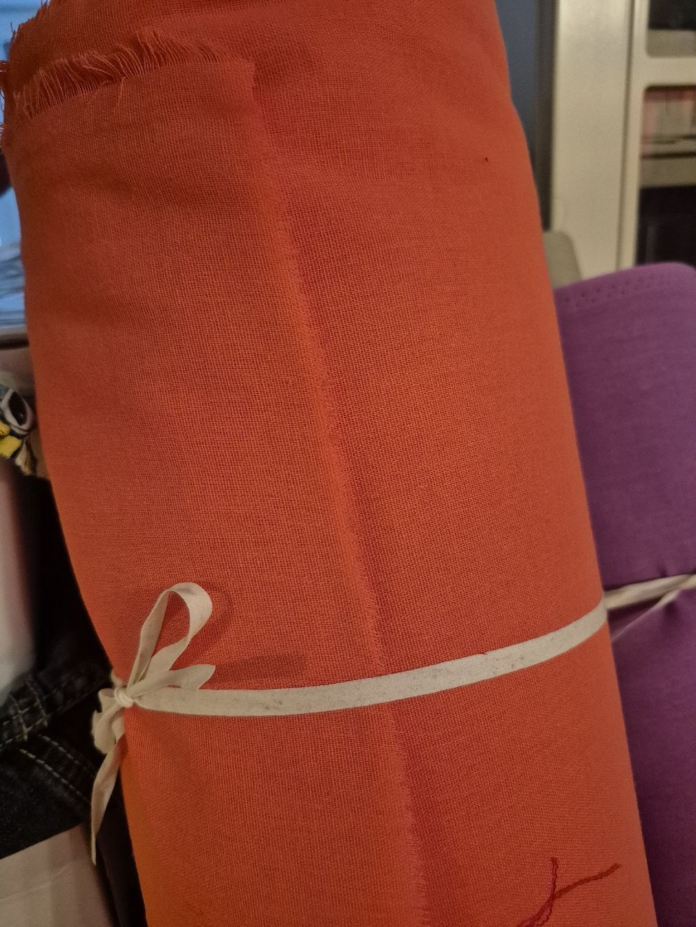 Stoffe: tissue orange  – Neu und originalverpackt aus Obermumpf von Dadacaramel