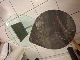 Marmortisch, Tropfenform, Vintage, sehr edel