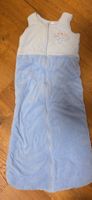 Babyschlafsack blau mit Flugzeug Motiv gr 92/98