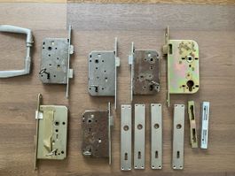Diverse Einsteckschlösser und Zubehör 