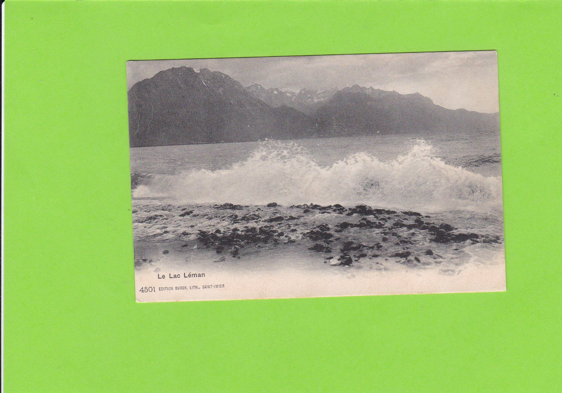 Cartoline postali: Le lac Léman – Usato da St. Peterzell venduto da neckertal