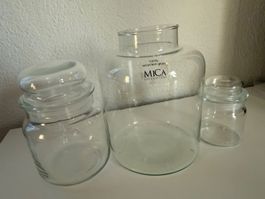 Glas doze Mica Decorations 3 Stk