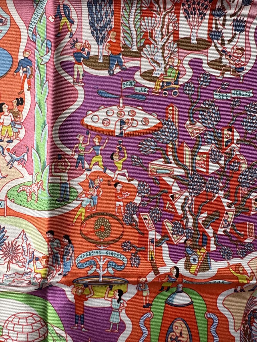 Hermès Foulard & Sciarpe: Hermès carré neuf Exposition Universelle – Nuovo e nell'imballaggio originale da Genève venduto da Allisgood 3