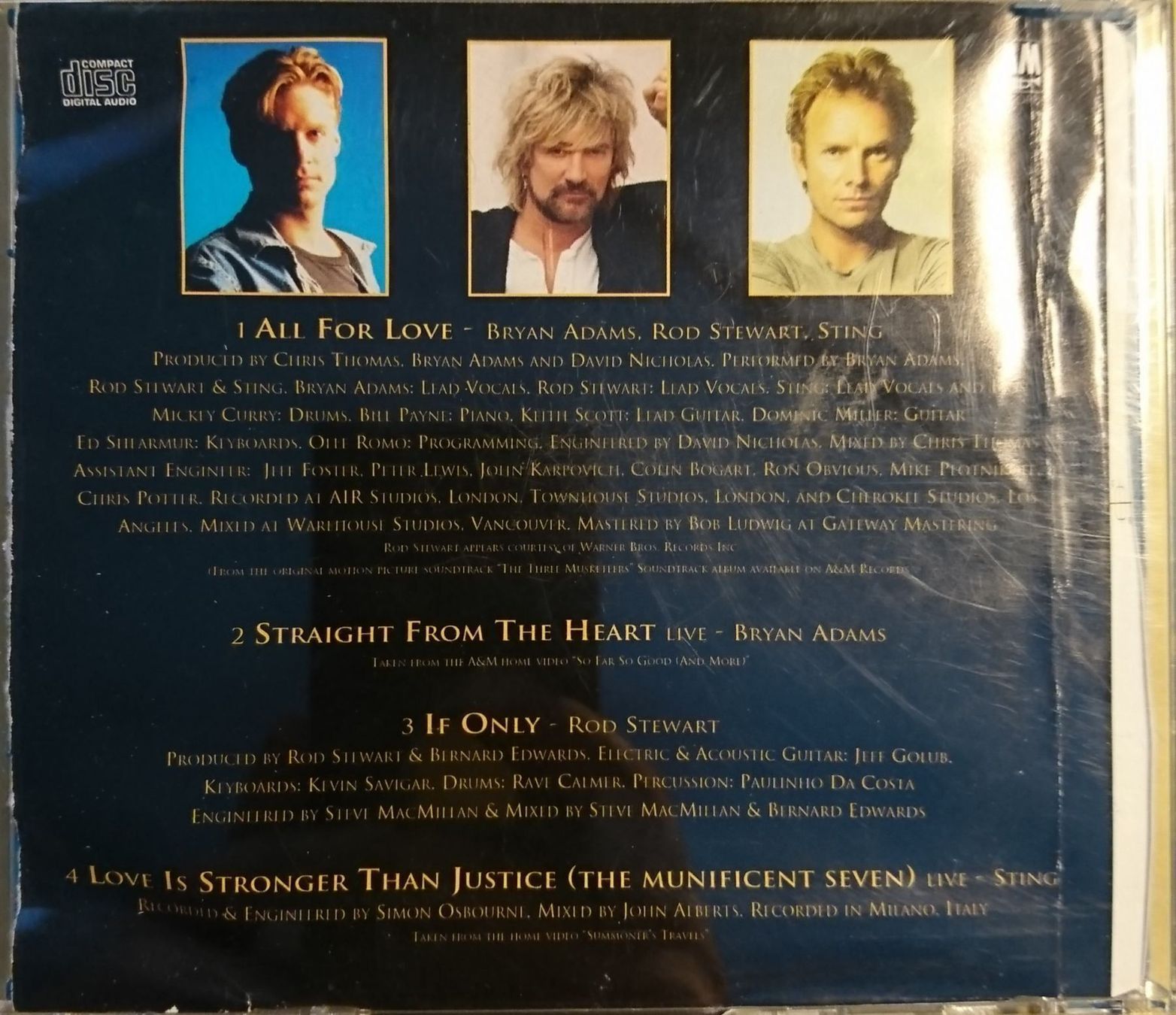 Tutti i DVDs: THE THREE MUSKETEERS All For Love – Usato da Zürich venduto da Raz88 1