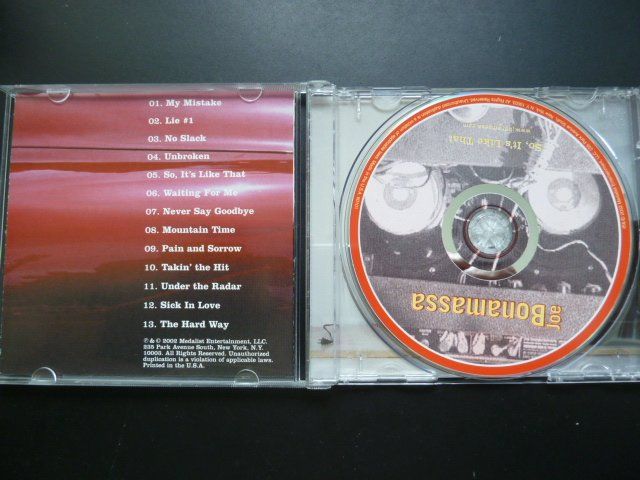 CD: Joe Bonamassa - So it's like that – Usato da Au ZH venduto da sikoku 1