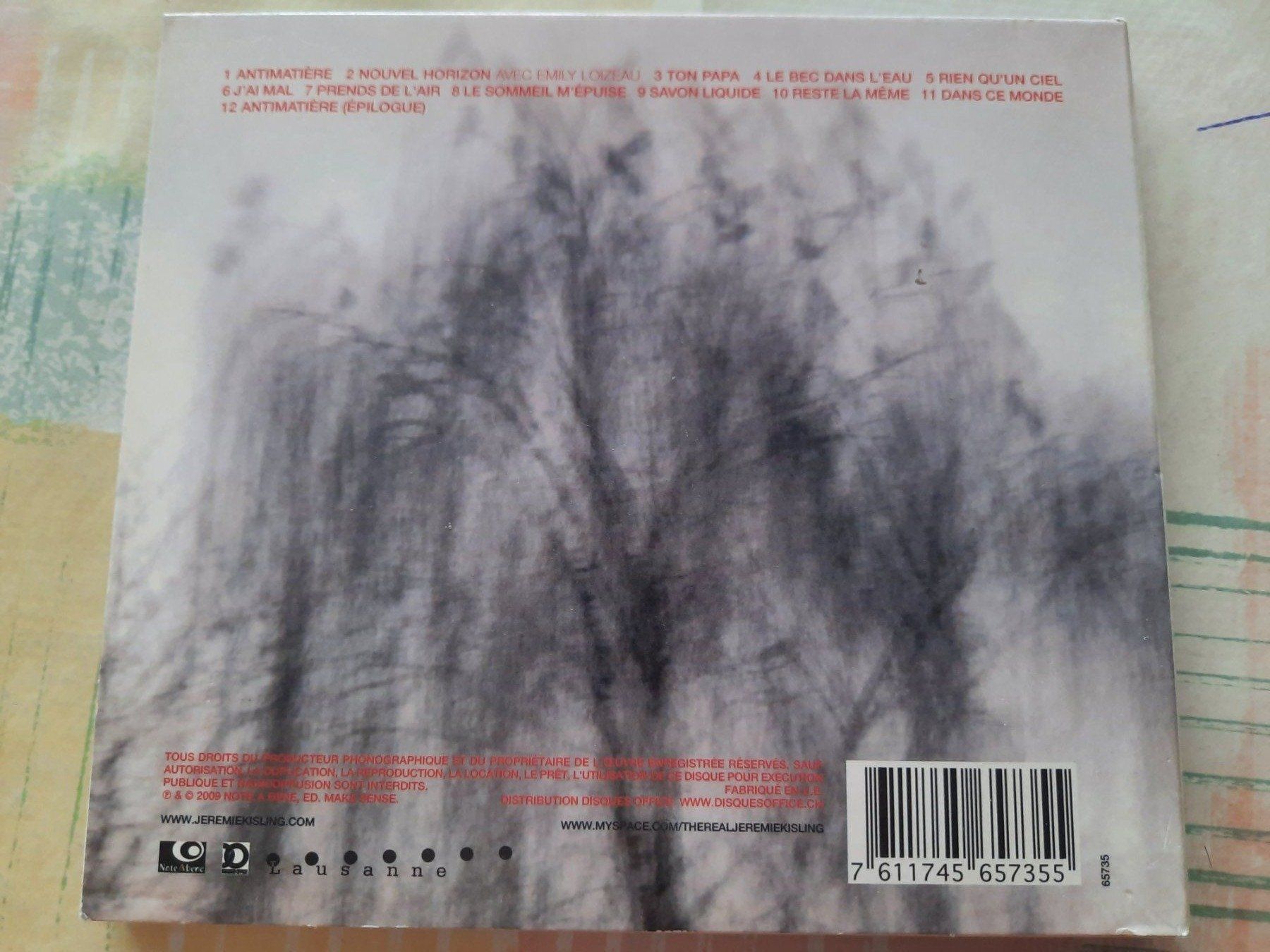 CDs: Cd Jérémie Kisling - Antimatière – Gebraucht aus Pully von bro_n52j 1