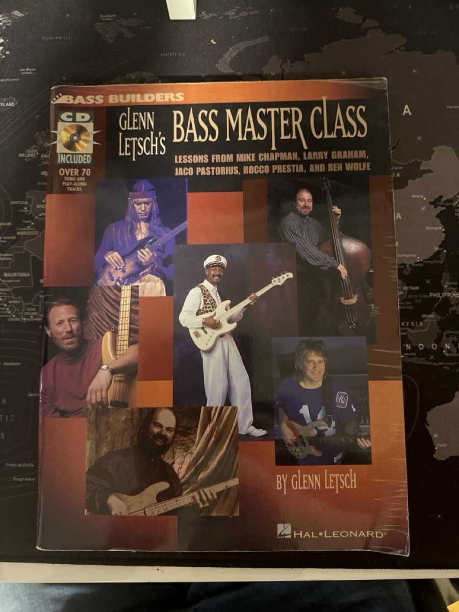 Libri: Glenn Letsch's Bass Master Class Buch inkl CD – Usato da Pfaffhausen venduto da mavital
