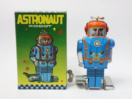 90's Blech Roboter Astronaut Robot zum aufziehen