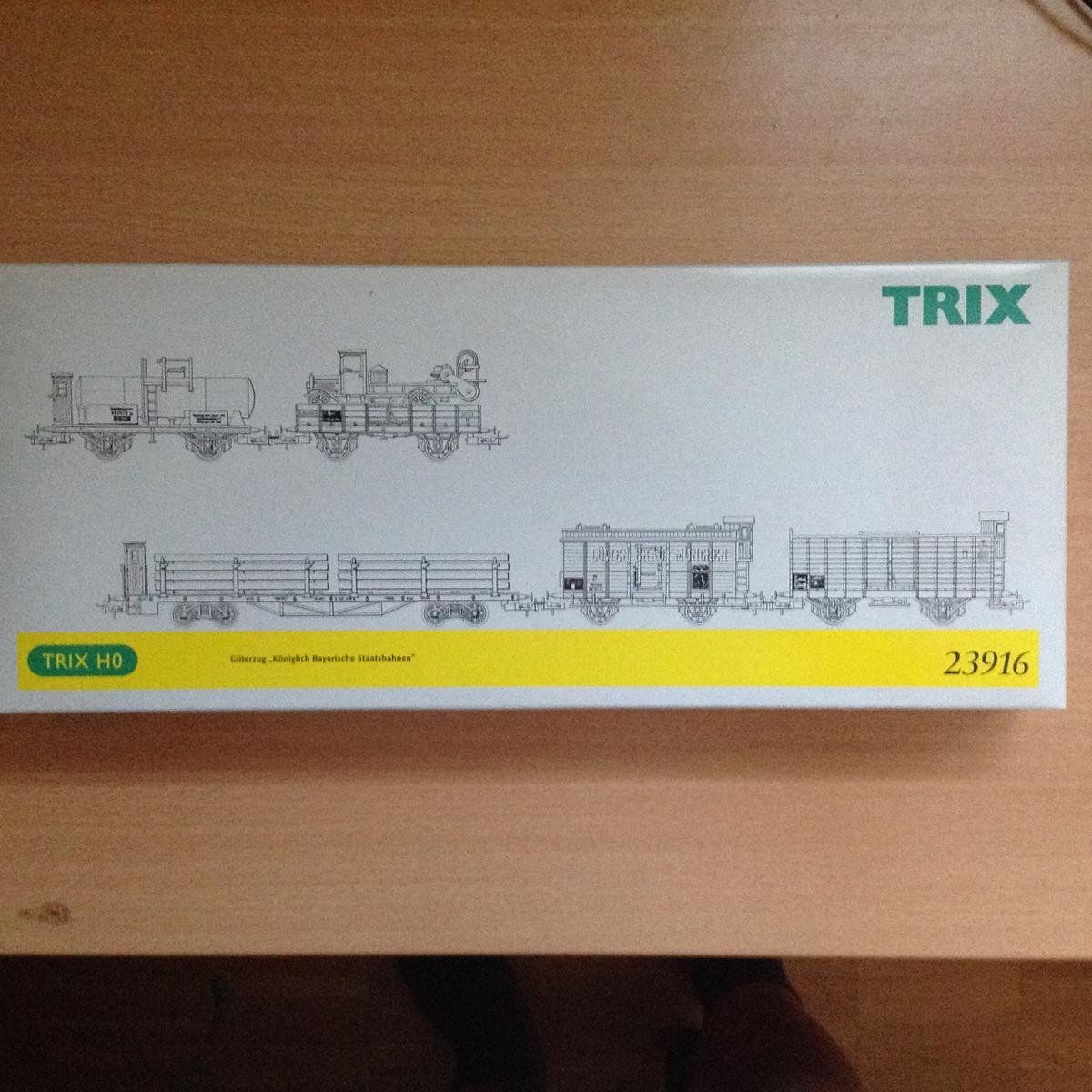 Trix Modellini di ferrovie: TRIX 23916, K.Bay.Sts.B., Wagenset – Nuovo e nell'imballaggio originale da Dättlikon venduto da chugelschryber 1