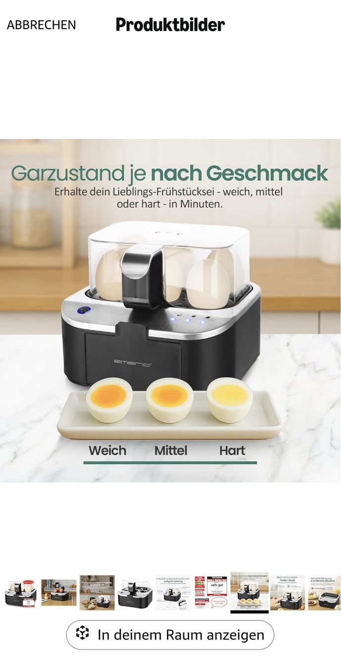 Küchengeräte: Emerio sprechender Eierkocher – Gebraucht aus Niederhasli von Jani85 3