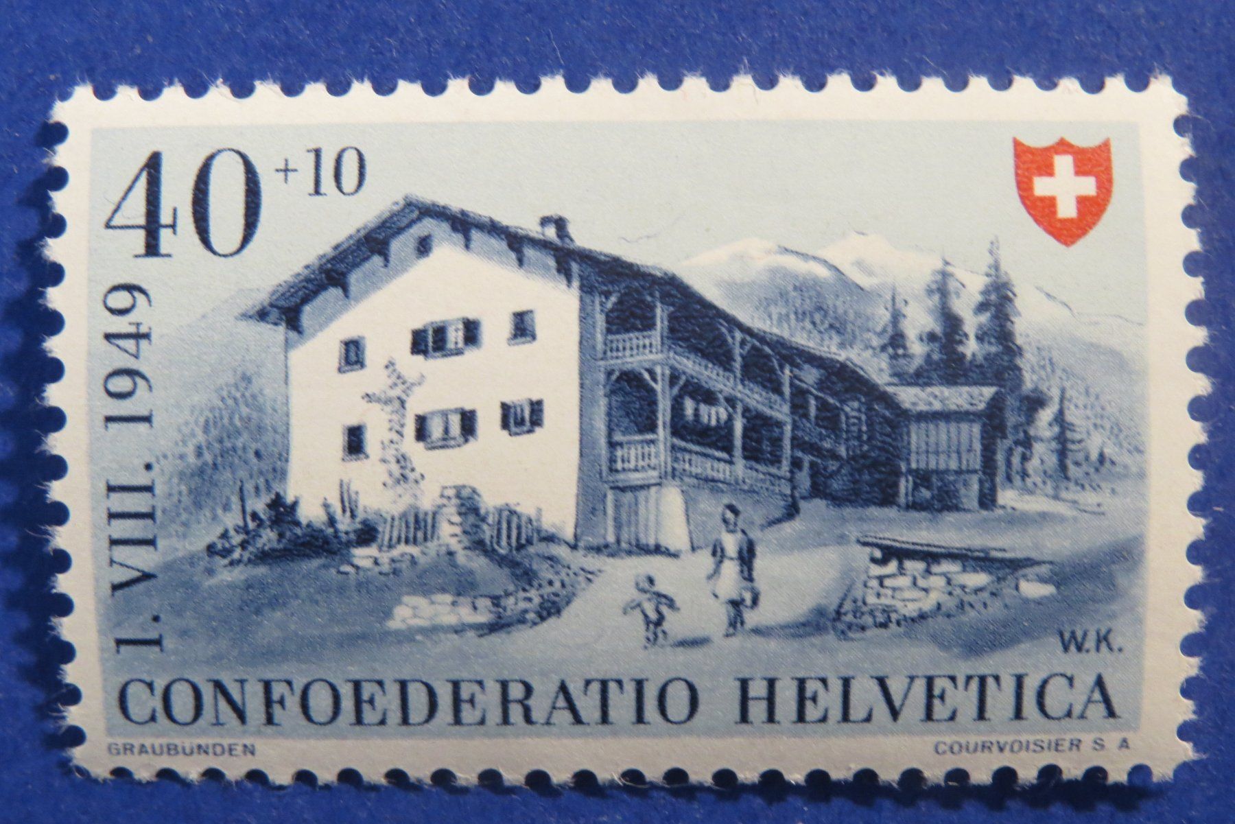 Tutti i francobolli: Serie Pro Patria 1949 postfrisch **, - SBK: 14.-. – Nuovo (secondo la descrizione) da Brunnen venduto da Kumari 1