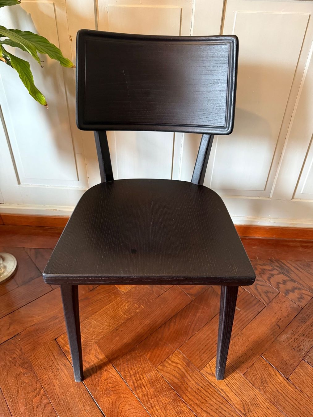 Stühle: Klassischer Schweizer Design Holz Stuhl Beizenstuhl Schwarz – Gebraucht aus Zürich von TiptopGerneWieder 4