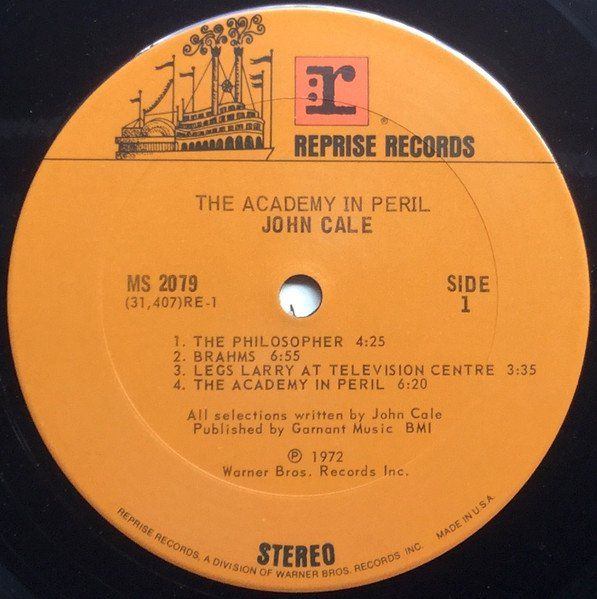 Schallplatten: John Cale – The Academy In Peril LP – Gebraucht aus Wenslingen von riger11 2