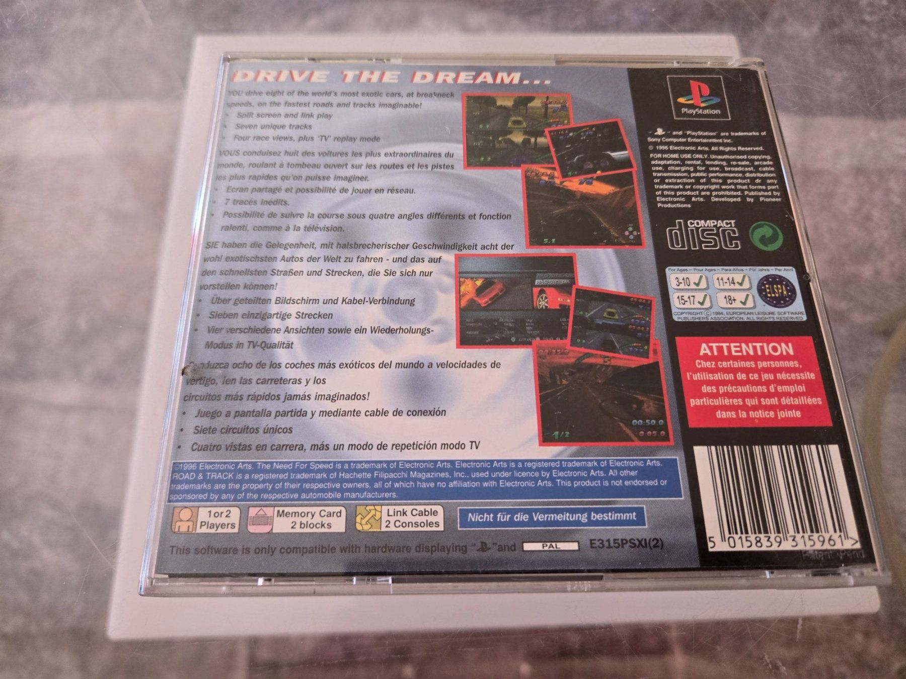 Giochi: The Need For Speed PS1 – Usato da Bussigny venduto da Kfdlt 1