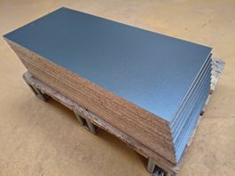 Spanplatte beschichtet anthrazit 19 mm, 73,7 x 33 cm, 10 Stk