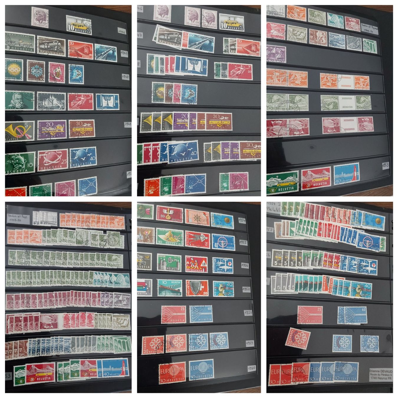 Alle Briefmarken: 4 Stk. CH Briefmarken-/Dublettenalben – Gebraucht aus Münchwilen AG von Nesar 3