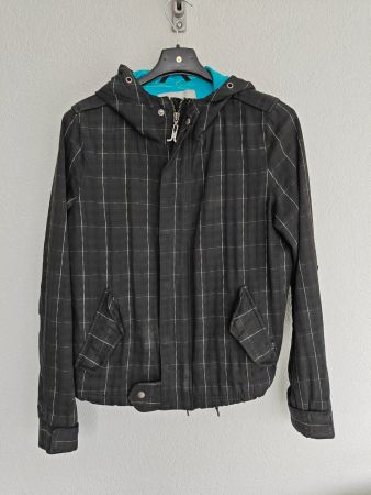 wesc Kapuzenjacke karo schwarz Gr. S