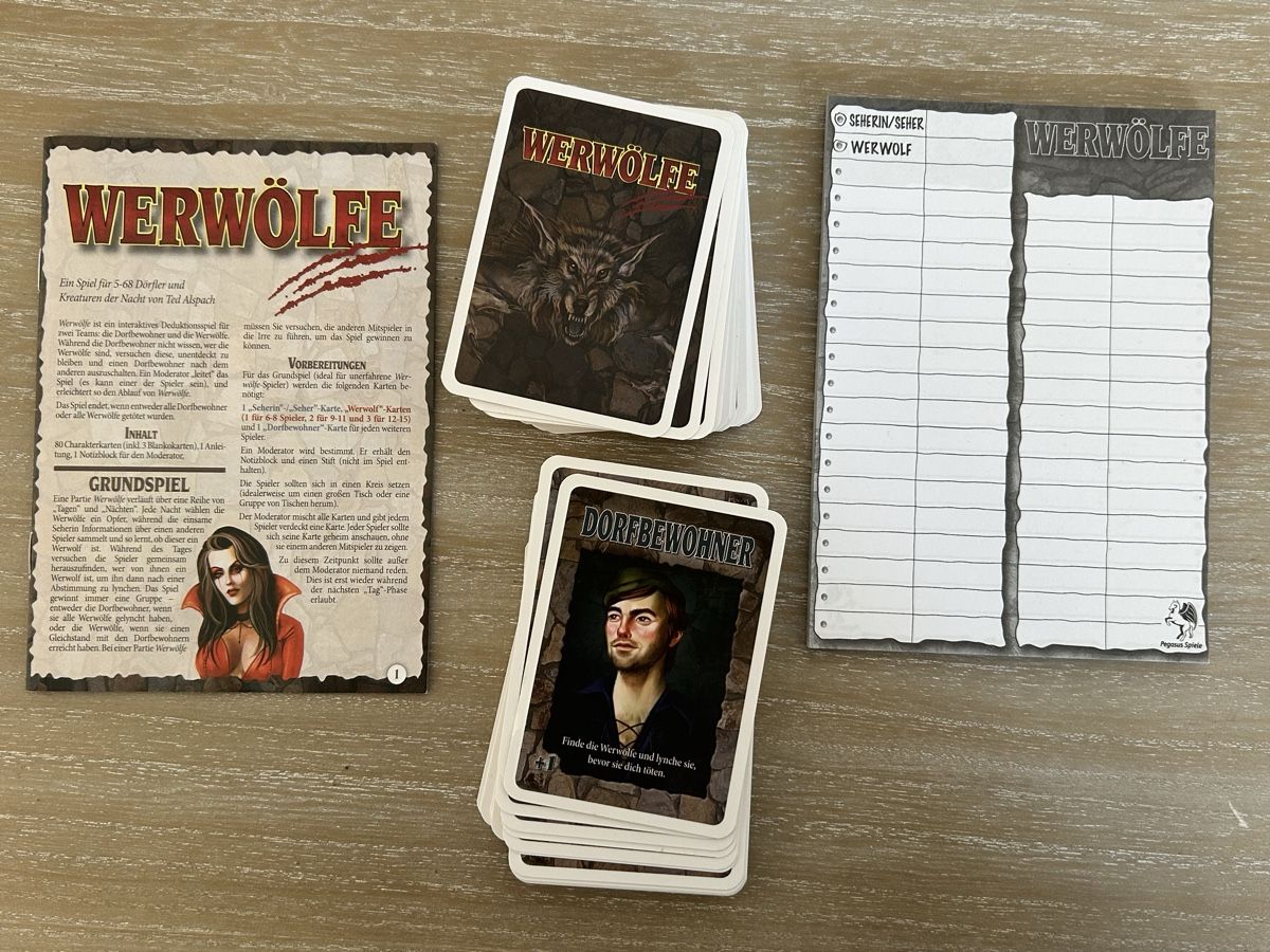 Pegasus Spiele Giochi: Werwölfe - Das Original - tolles Spiel – Usato da Wolhusen venduto da eve_m6cg 1