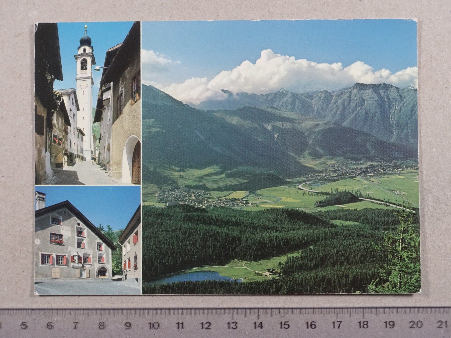 Ansichtskarten: Samedan – Gebraucht aus Lenzburg von fh1