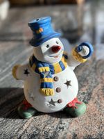 Schneemann Laterne inkl. Teekerze