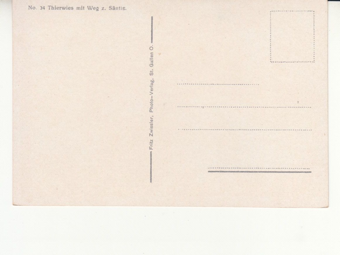 Cartoline postali: Thierwies ca. 1930 – Usato da Bürglen TG venduto da StampGraf 1