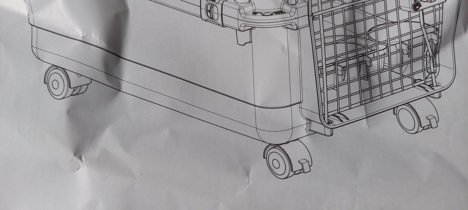 Gabbie, trasporto & Sicurezza: hunde transportbox auf rollen AniOne – Nuovo (secondo la descrizione) da Höri venduto da bsc_68fw 7