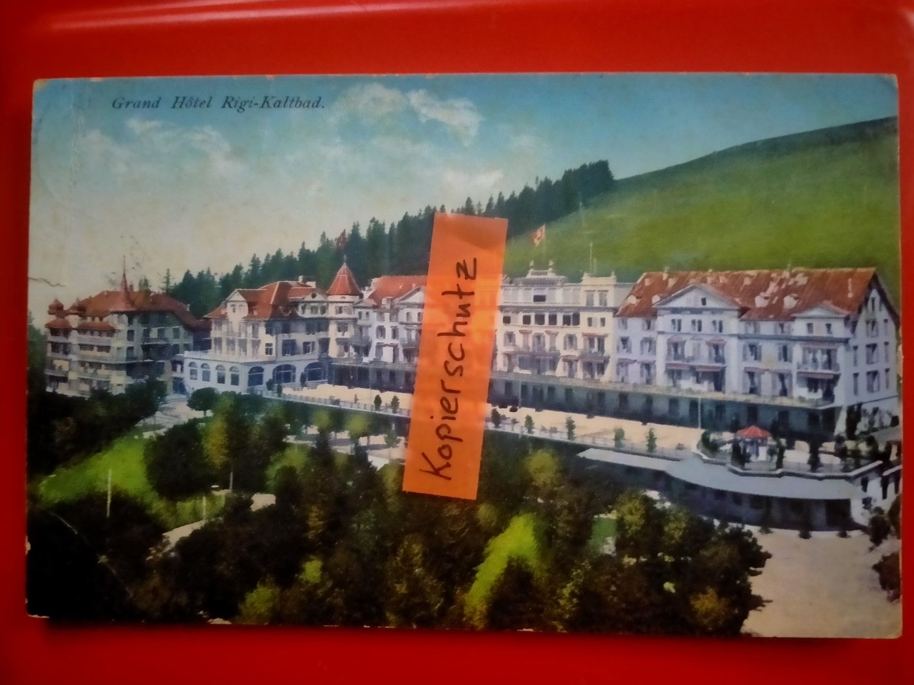 Cartes postales: AK Grand Hotel Rigi Kaltbad / Häuser – Défectueux à Küssnacht am Rigi par cartolina-1