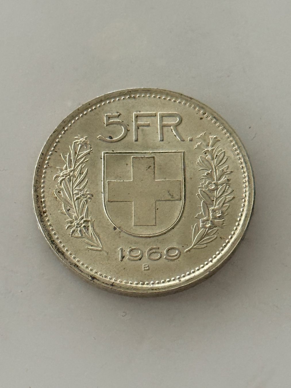 Alle Münzen: 5 Franken 1969  Silber – Gebraucht aus Wallisellen von SWISS_SILVER1 1