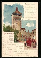 Fritz Voellmy: Rheinfelden, Ansicht vom 