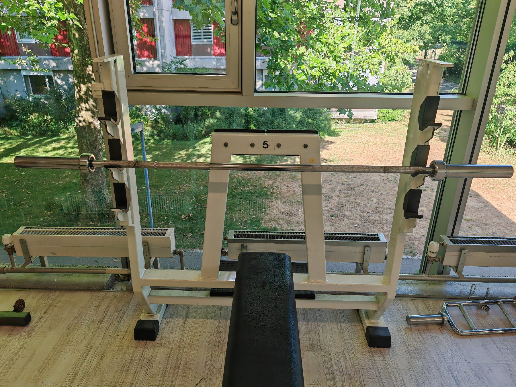 Manubri & Pesi: Bench Press + Hantelscheiben mit Hantelscheibenständer – Usato da Bern venduto da Sudowudo 4