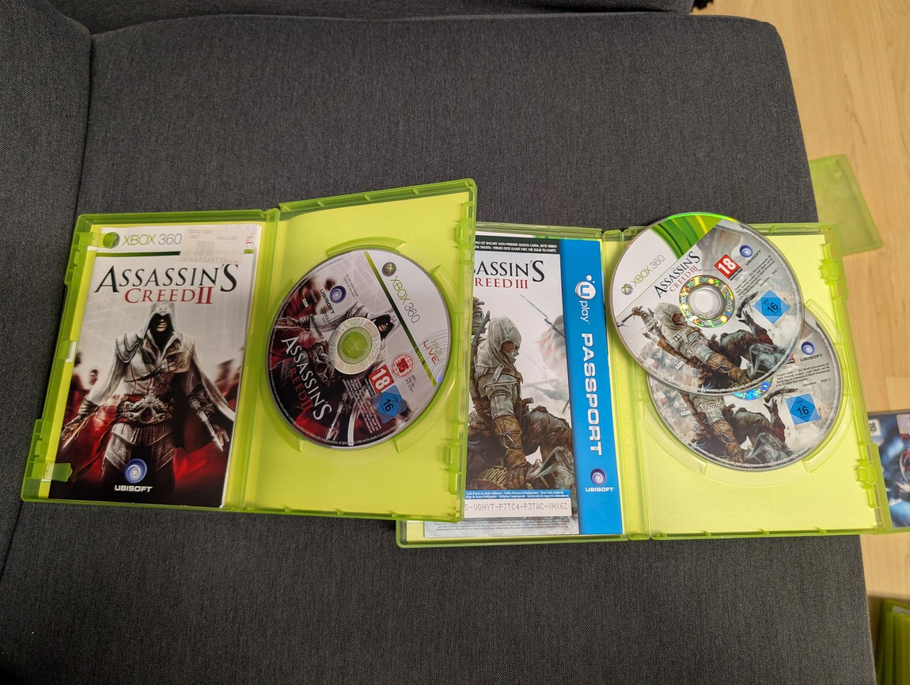 Giochi: Assassin's Creed II + III Microsoft Xbox 360 – Usato da Giubiasco venduto da Ticinerd 2