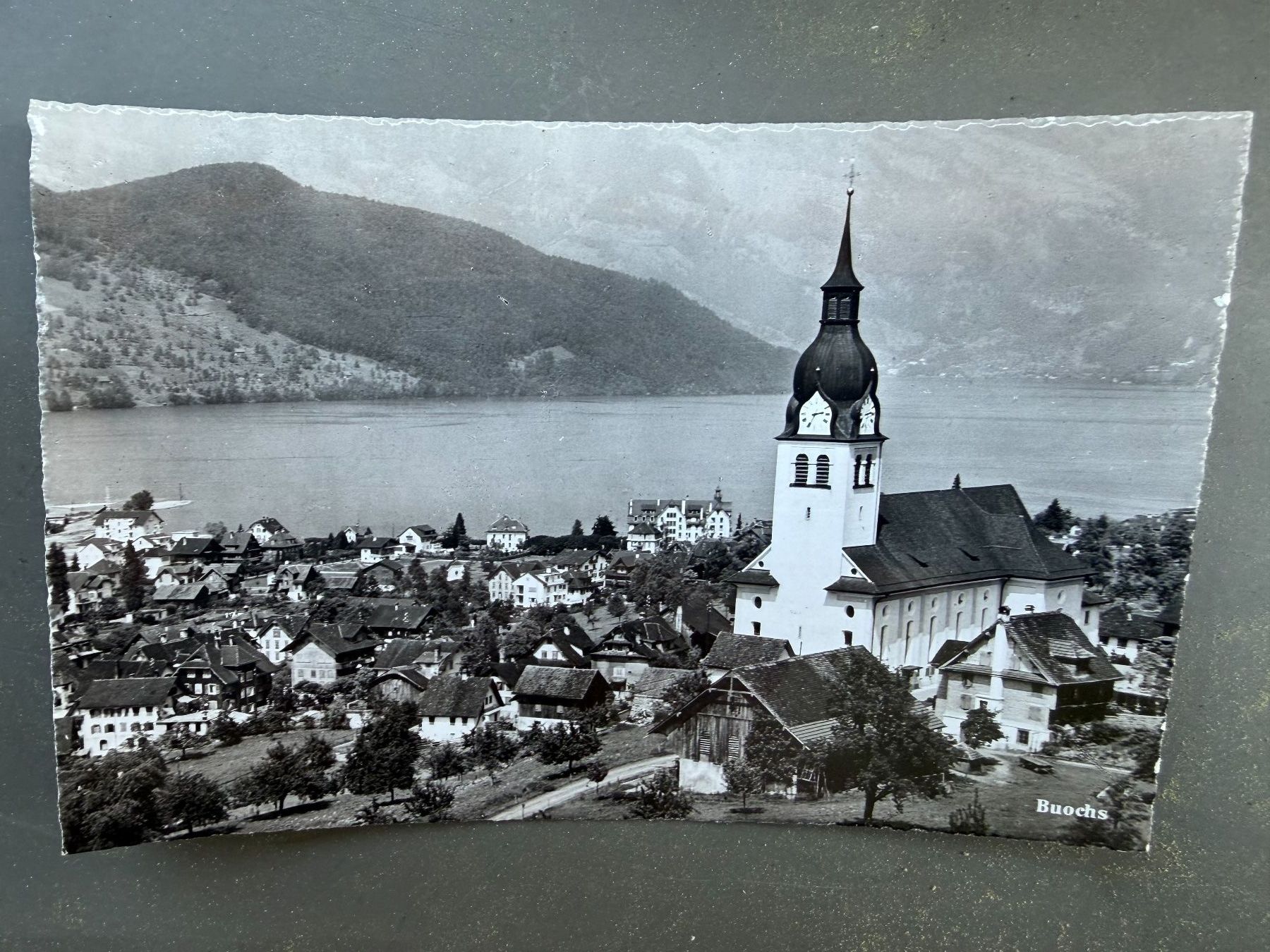 Cartoline postali: BUOCHS -  Nidwalden - Ansichtskarte – Usato da Tegerfelden venduto da siebenmacky