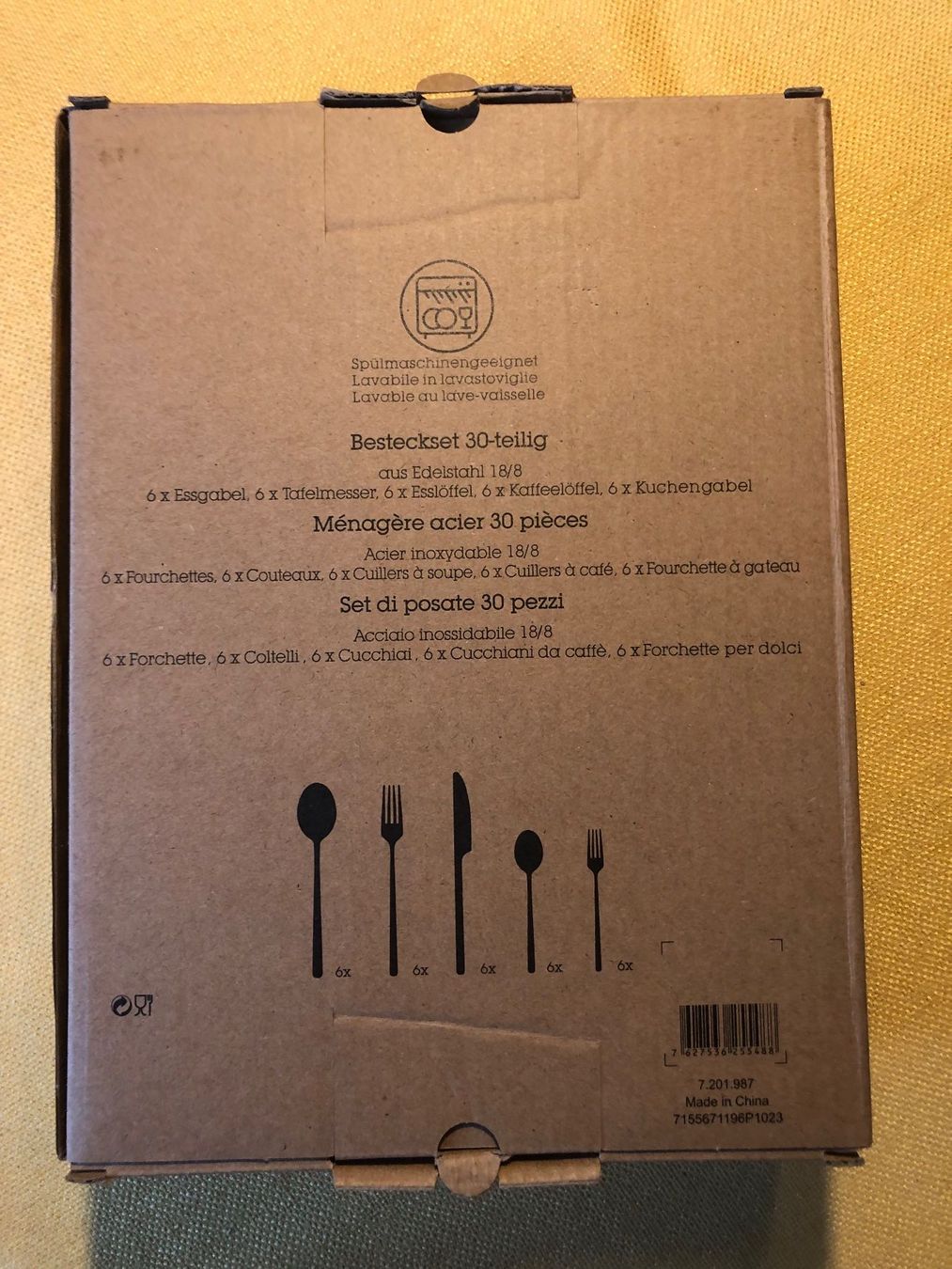 Set di posate: NEUES Besteckset 30-teilig – Nuovo e nell'imballaggio originale da Oberweningen venduto da Gerini 1