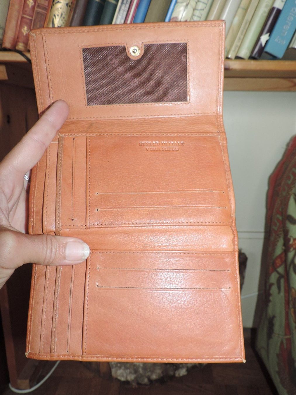 Portemonnaie: porte monnaie cuir camel Calypso – Gebraucht aus Genève von Axelle333 4
