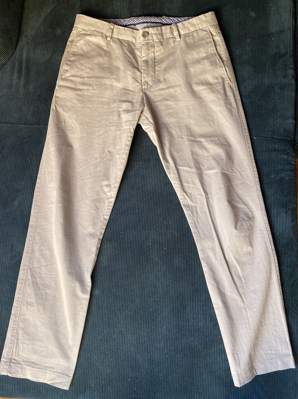 Pantaloni: Chino Tommy Hilfiger Hellgrau, Gr. 46 – Usato da Pully venduto da nick_lausanne 1