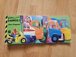 Spanisch Bilderbuch mit Fahrzeugen, Nos Vamos!