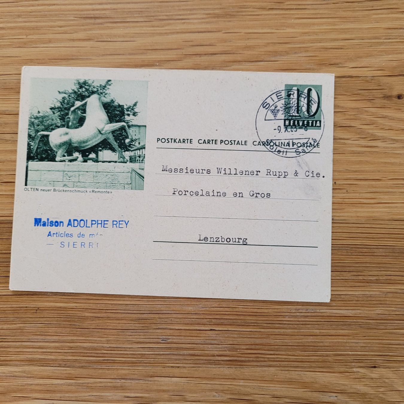 Tous les timbres: GS Sierre 1963 Lenzbourg – D'occasion à Biel/Bienne par Destockweb