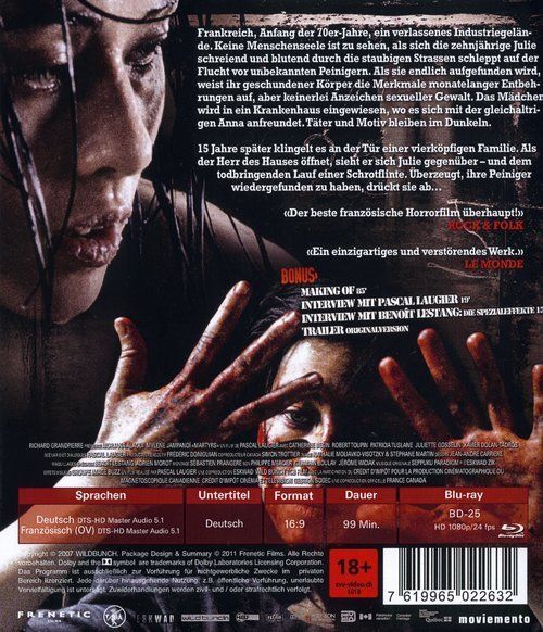 Alle DVDs: Martyrs: Uncut Version (Blu-ray) – Neu (gemäss Beschreibung) aus Volketswil von Fraese1 1