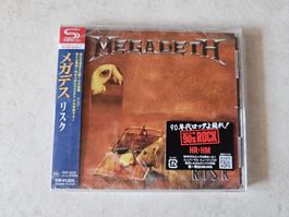 Megadeth  -  Risk  /  Japan SHM-CD Edition Fabrikneu