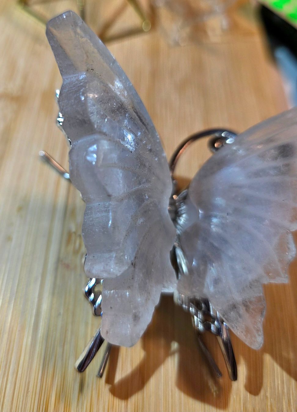 Minerali & Pietre curative: Bergkristall Schmetterling – Nuovo e nell'imballaggio originale da Matzingen venduto da Shay_Crystalz 1