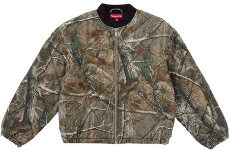 Supreme Zip-Off Sleeve Quilted Bomber Jacket Gr. M FW25