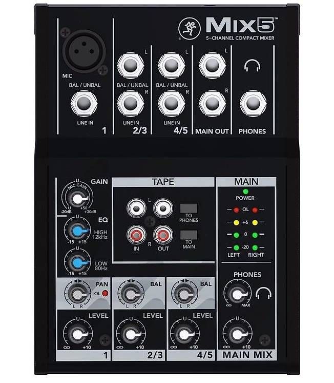 Mackie Console di mixaggio: MACKIE MIX5 – Usato da Schlieren venduto da Karr