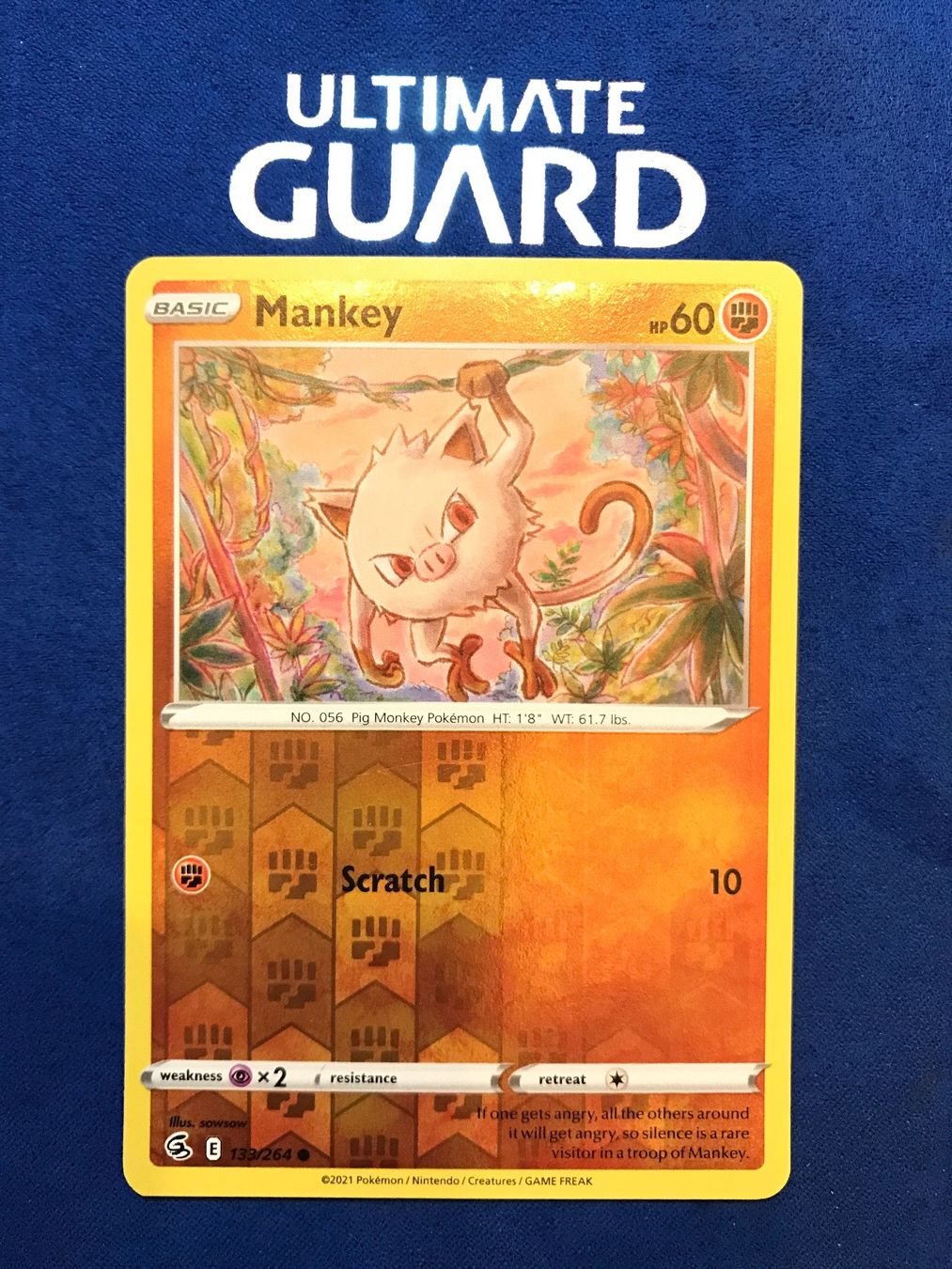 Pokémon Carte collezionabili: Pokemon TCG - Mankey EN reverse Holo – Nuovo (secondo la descrizione) da Lyss venduto da DeaDiLuna