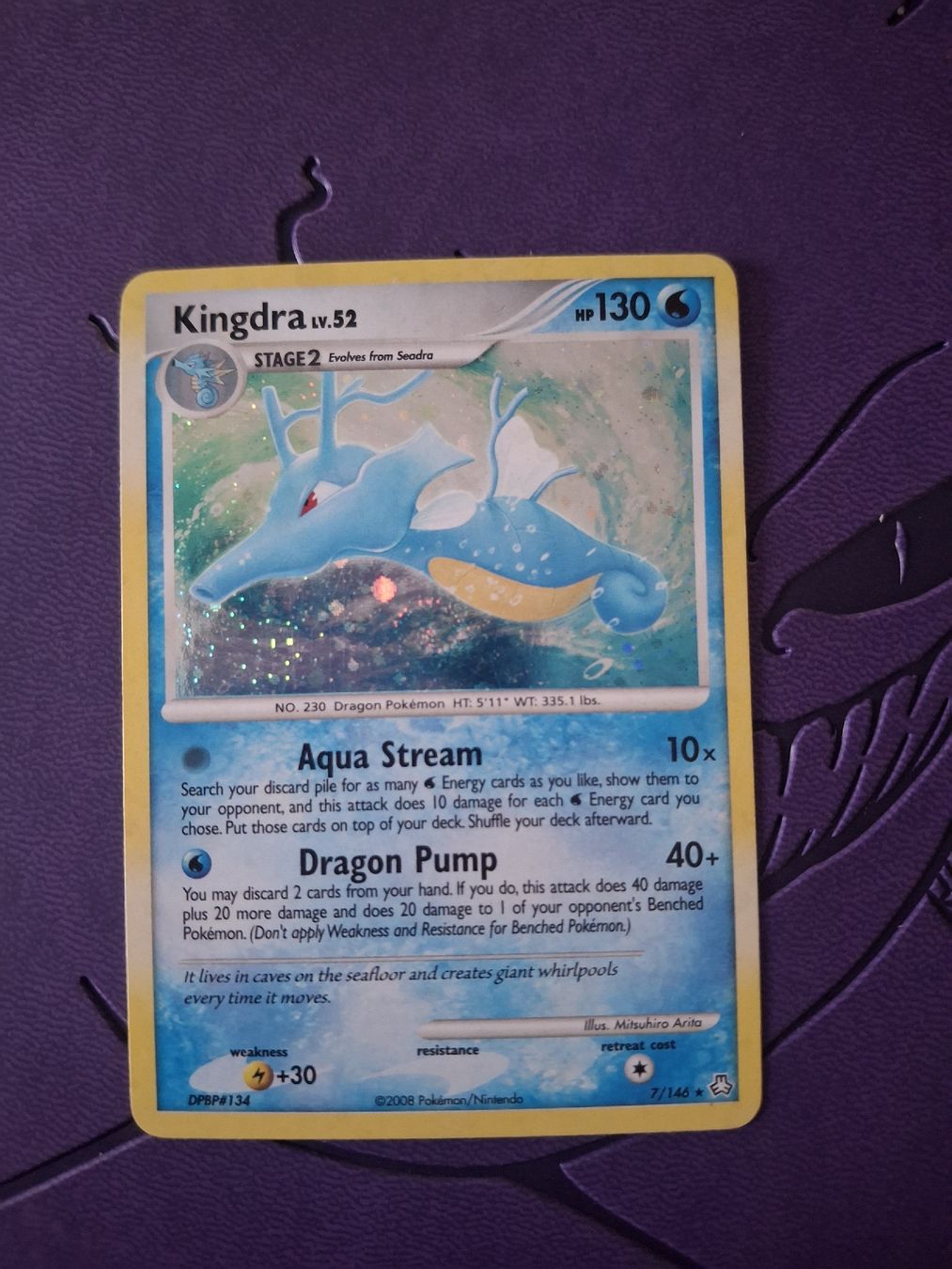 Pokémon Cartes à collectionner: Kingdra LV 52 7/146 – D'occasion à Münsingen par ama_9cdk